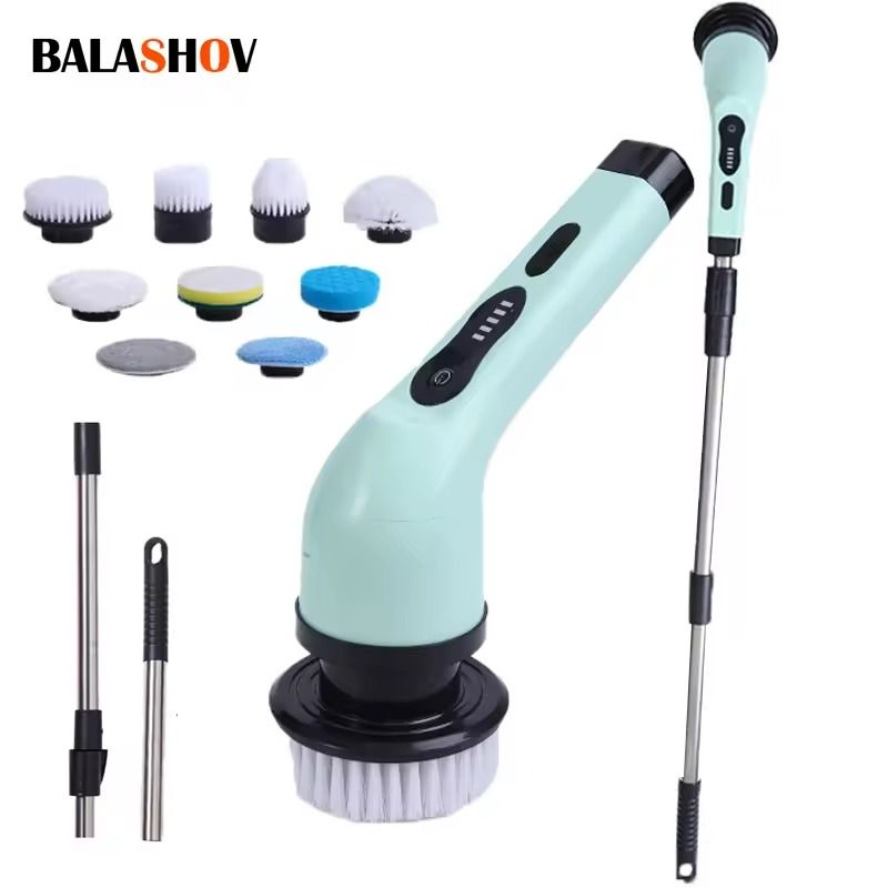 9in1 Electric Spin Cleaning Brush For Kitchen And Bathroom 0