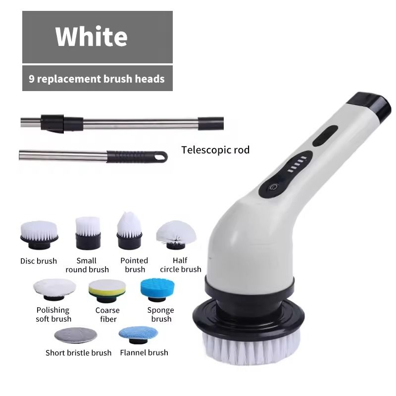 9in1 Electric Spin Cleaning Brush For Kitchen And Bathroom 11
