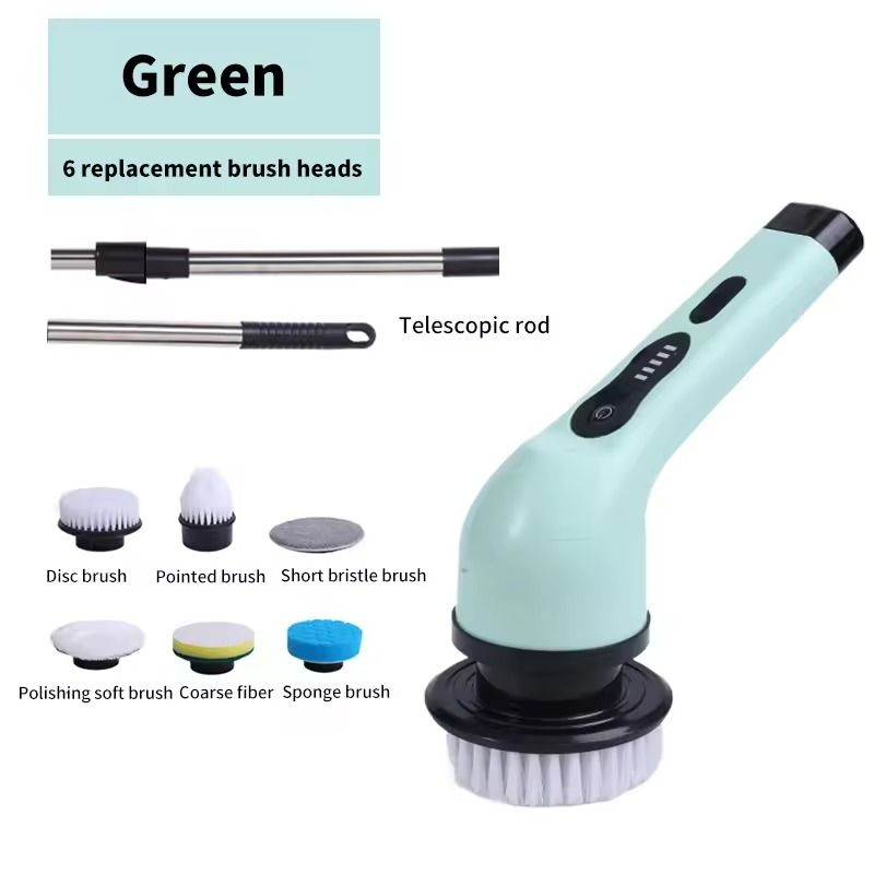 9in1 Electric Spin Cleaning Brush For Kitchen And Bathroom 8