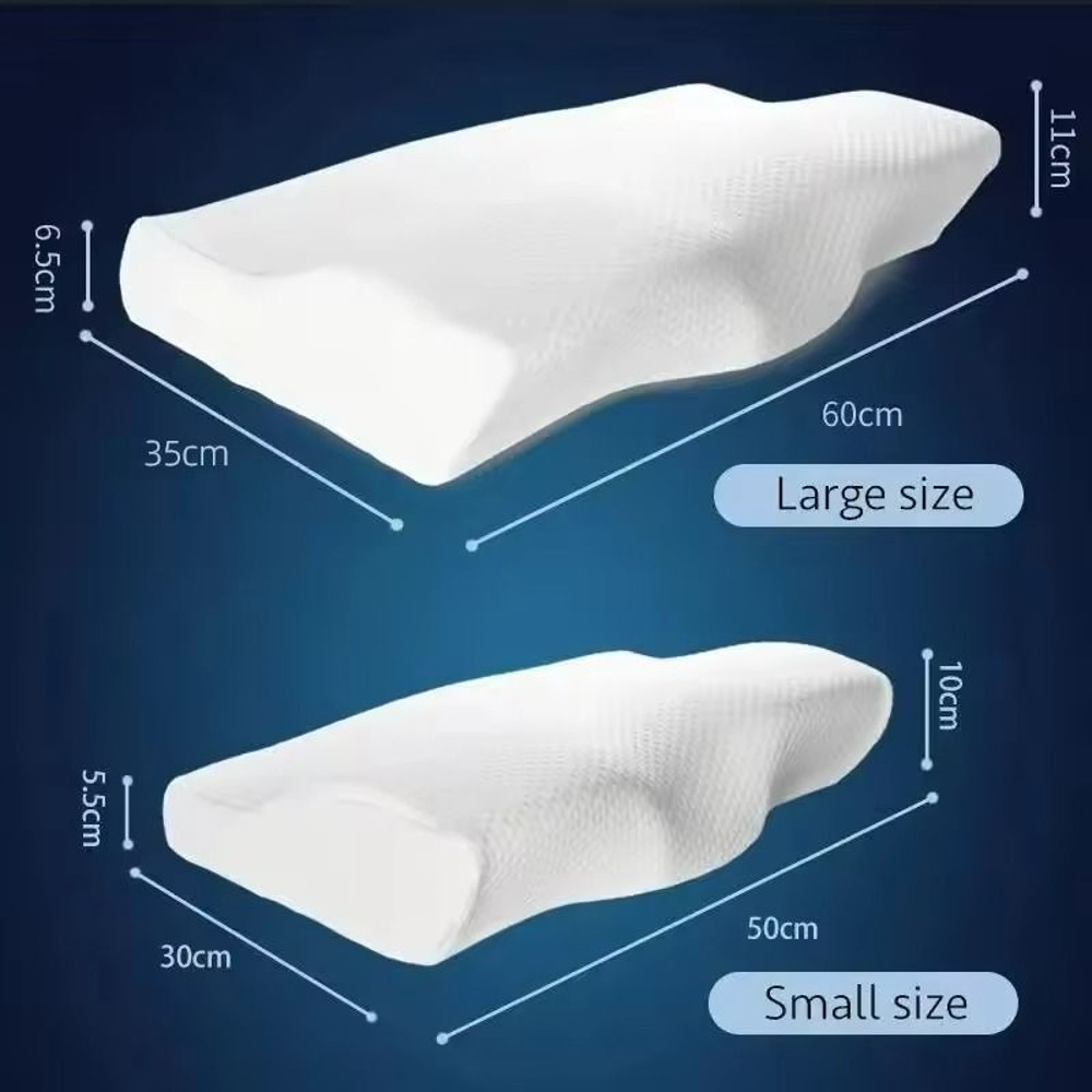Orthopedic Memory Foam Cervical Pillow Neck Support Butterfly Shape 5