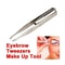 Stainless Steel Eyebrow Tweezer With LED Light Precision Tool 1