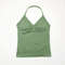 Longline Strappy Sports Yoga Tank Top Open Back Fitness Halter Bra 24