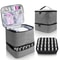 Portable Double Layer Nail Polish Storage Bag 30 Compartment Organizer 1