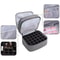 Portable Double Layer Nail Polish Storage Bag 30 Compartment Organizer 3