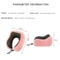U Shaped Memory Foam Travel Neck Pillow With Massage Support 1