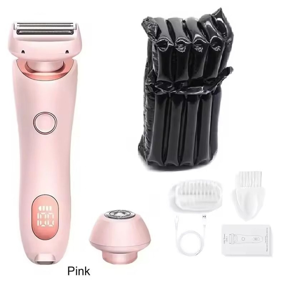 2 In 1 Electric Razor Bikini Trimmer And Face Shaver Waterproof Hair Removal 8