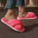 Cross Strap Faux Fur Slippers Women Warm Indoor Plush Slides 4