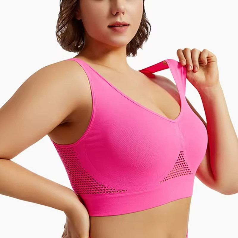Breathable Padded Yoga Sports Bra Fitness Running Crop Top 1