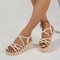 Lightweight Platform Wedge Sandals Women Elastic Back Strap Summer Shoes 9