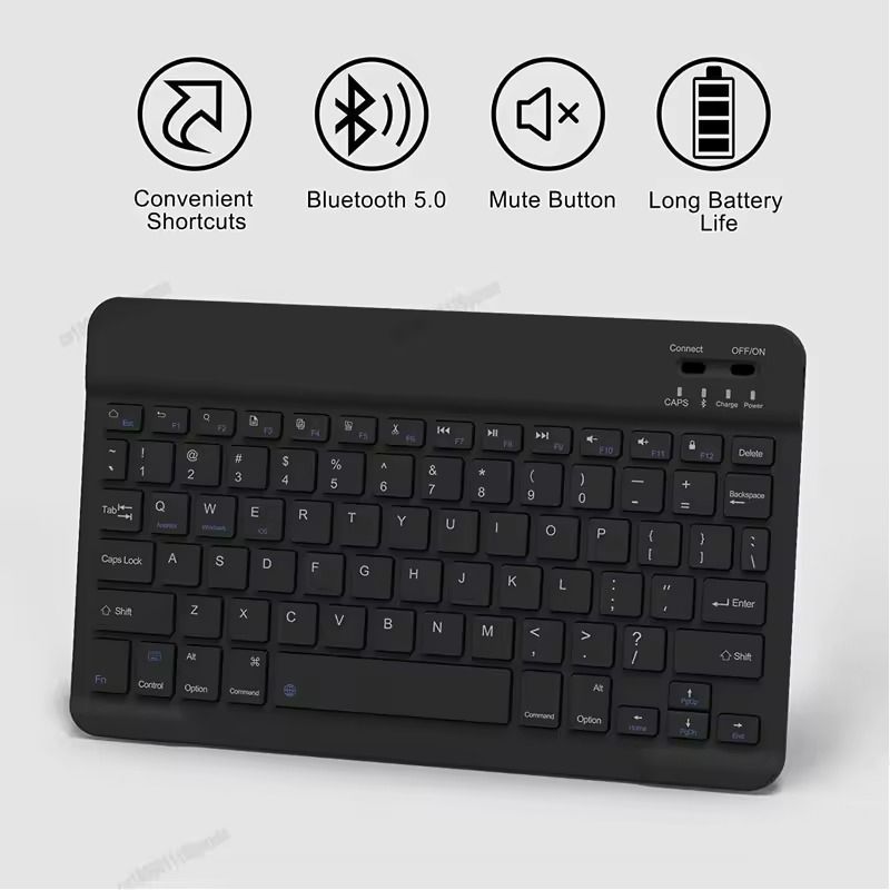 Detachable Keyboard Case For Samsung Galaxy Tab S And A Series Tablets 4