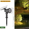 9 LED RGB Solar Spot Lights Waterproof Outdoor Landscape Lights Adjustable Brightness 6