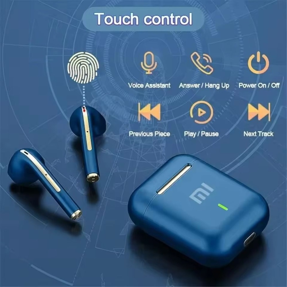 Wireless TWS Bluetooth Earphones HiFi Stereo Sport Headphones With Microphone 2