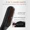 Electric Heated Beard Brush Kit Quick Hair Straightening Comb For Mens Styling 3