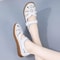 Womens Covered Toe Summer Sandals Comfortable Flat Walking Beach Shoes 3