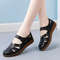 Womens Covered Toe Summer Sandals  Comfortable Flat Walking Beach Shoes 4