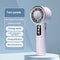 Mini Ice Compress Handheld Fan With 3 Speeds And Rechargeable Turbo Coolin 6