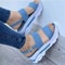 Platform Buckle Strap Sandals For Women With Thick Sole And Open Toe Design 3