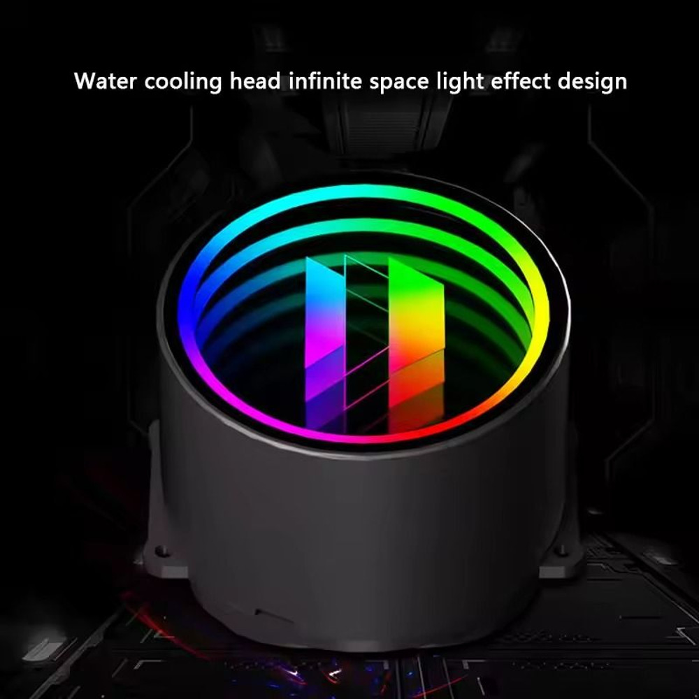 360 ARGB All In One Water Cooling Radiator With Infinity Mirror And LGA1700 AM5 Support 1