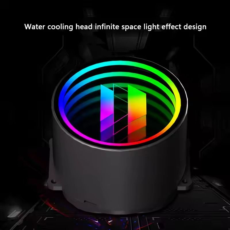 360 ARGB All In One Water Cooling Radiator With Infinity Mirror And LGA1700 AM5 Support 1