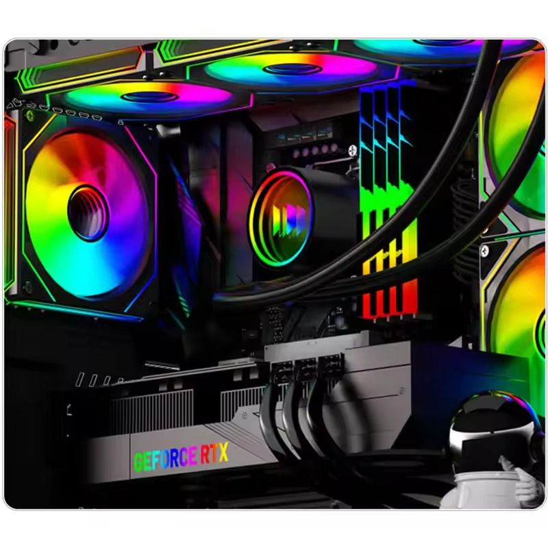 360 ARGB All In One Water Cooling Radiator With Infinity Mirror And LGA1700 AM5 Support 5