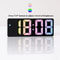 LED Voice Control Digital Alarm Clock With Color Display And Night Mode 3