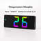 LED Voice Control Digital Alarm Clock With Color Display And Night Mode 4