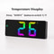 LED Voice Control Digital Alarm Clock With Color Display And Night Mode 4