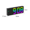 LED Voice Control Digital Alarm Clock With Color Display And Night Mode 5