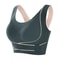 Adjustable Wireless Sports Bra With Front Buckle And Removable Pads For Low Impact Workouts 0