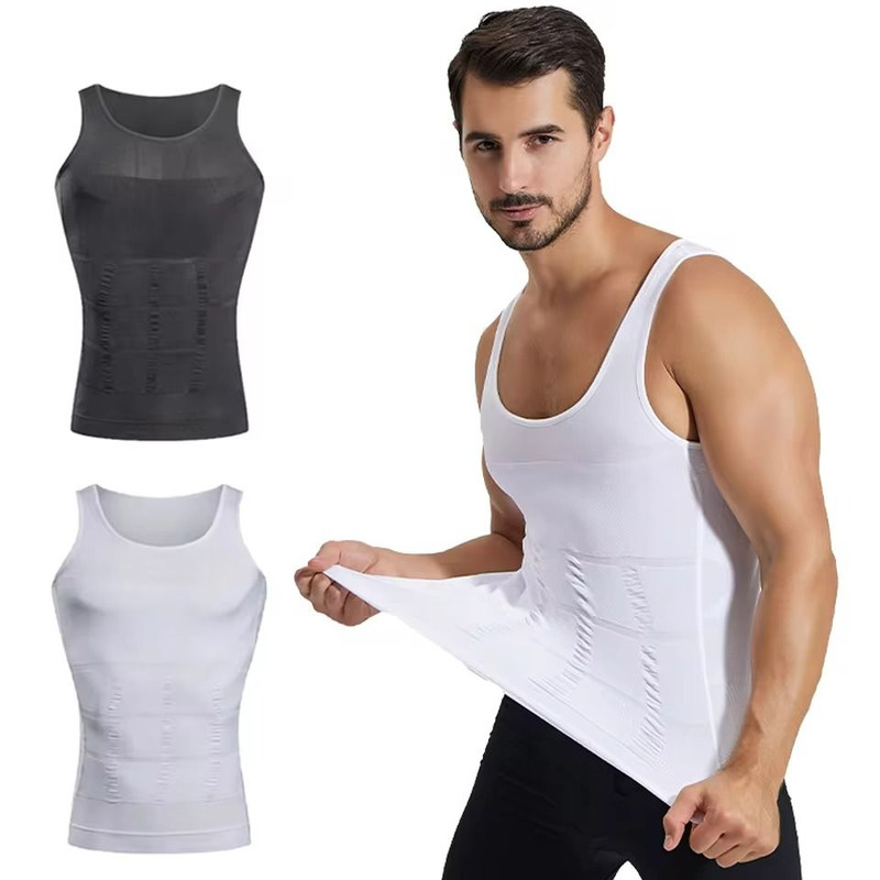 Mens Compression Sleeveless Tank Top For Training Running And Gym Workouts 0