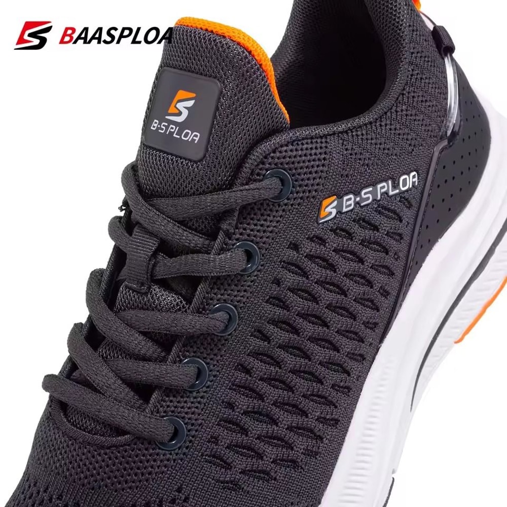 Lightweight Mesh Running Sneakers For Men With Breathable Sole Grip 4