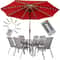 104 LED Patio Umbrella Lights With Remote Control And 8 Modes 0