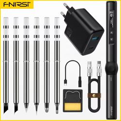smart electric soldering iron kit with adjustable temperature and fast heating