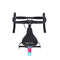 Adjustable Front Frame Baby Bicycle Seat With Safety Handlebar And Pedals 4