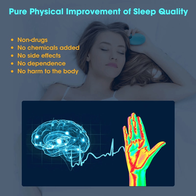 Microcurrent Handheld Sleep Aid Device For Anxiety And Stress Relief 1