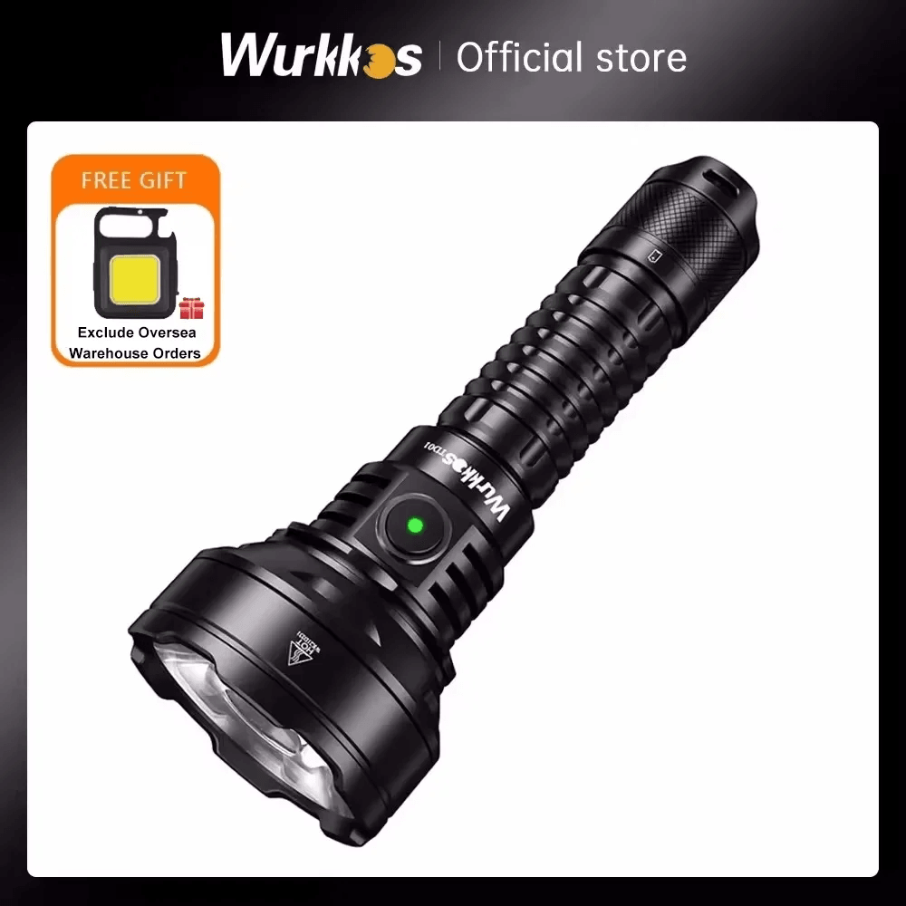 Rechargeable Tactical Flashlight With USBC And 2200 Lumens Beam 0