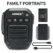 Wireless Bluetooth Walkie Talkie Speaker Mic  Handheld High Power TypeC Microphone 6