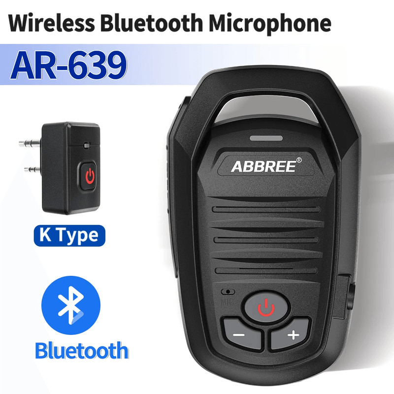 Wireless Bluetooth Walkie Talkie Speaker Mic  Handheld High Power TypeC Microphone 11