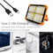 Rechargeable Solar Flood Light For Outdoor Use LED Construction Spotlight 3