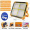 Rechargeable Solar Flood Light For Outdoor Use LED Construction Spotlight 6