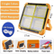 Rechargeable Solar Flood Light For Outdoor Use LED Construction Spotlight 6
