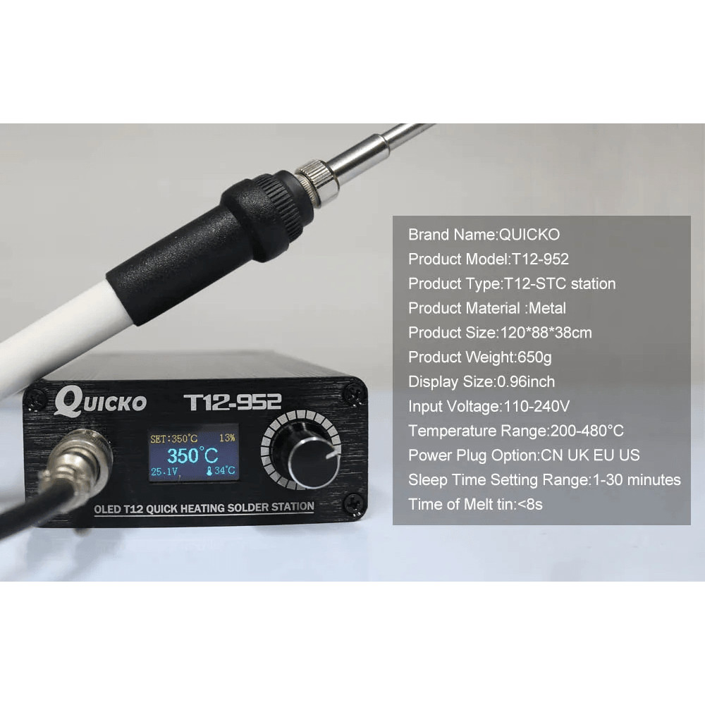 Quick Heating T12 Digital Soldering Station With OLED Display 2