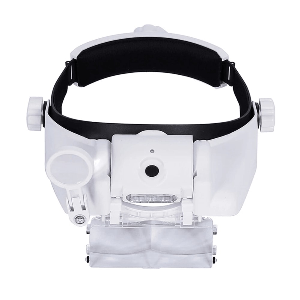 USB Rechargeable LED Glasses Magnifier For Precision Work 1