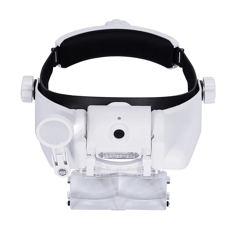 USB Rechargeable LED Glasses Magnifier For Precision Work 1