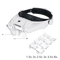 USB Rechargeable LED Glasses Magnifier For Precision Work 2