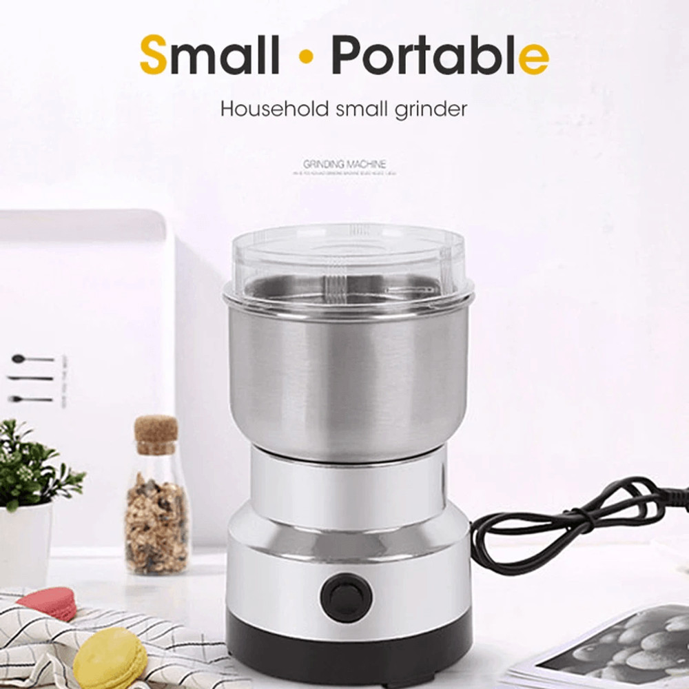 Mini Electric Grinder For Baby Food Spices And Coffee Beans 300ml Compact Pulverizer With 2 Or 4 B 0