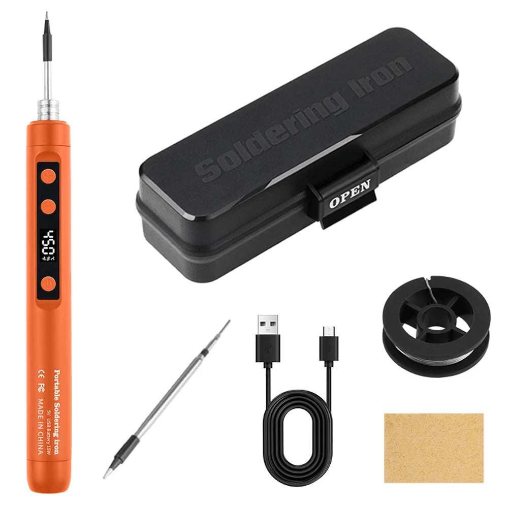 Mini USB Soldering Iron With Adjustable Temperature And Rechargeable Battery 14