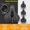 Comfort Bike Saddle With Shock Absorption And Safety Warning 4