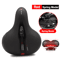 Comfort Bike Saddle With Shock Absorption And Safety Warning 7