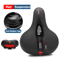 Comfort Bike Saddle With Shock Absorption And Safety Warning 14